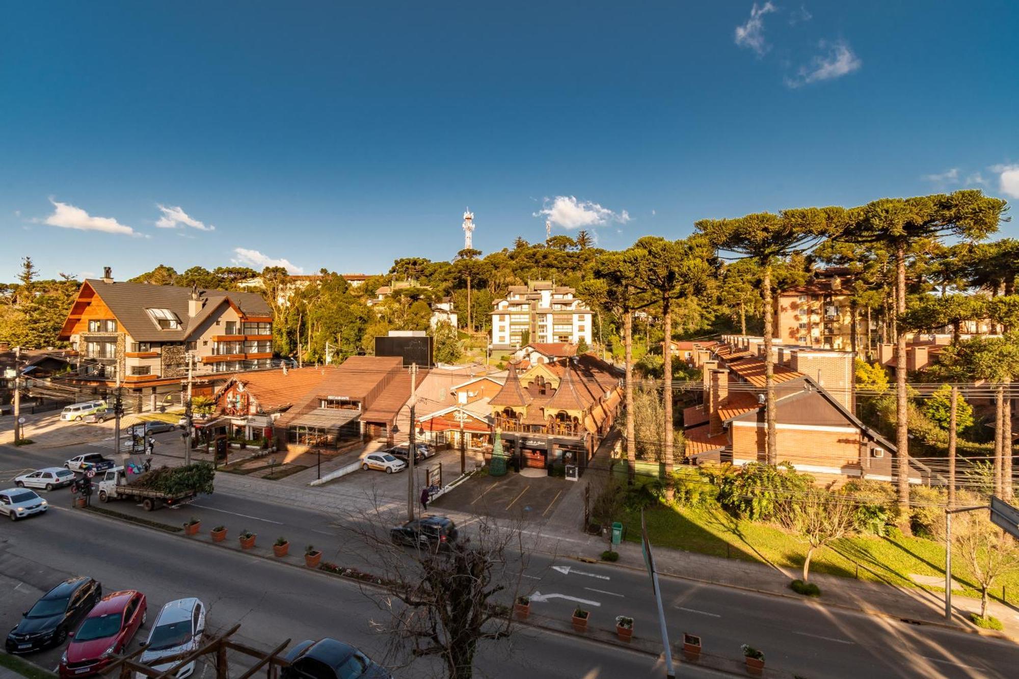 Aptos de Luxo Centro Gramado (Via Florida) Exterior foto